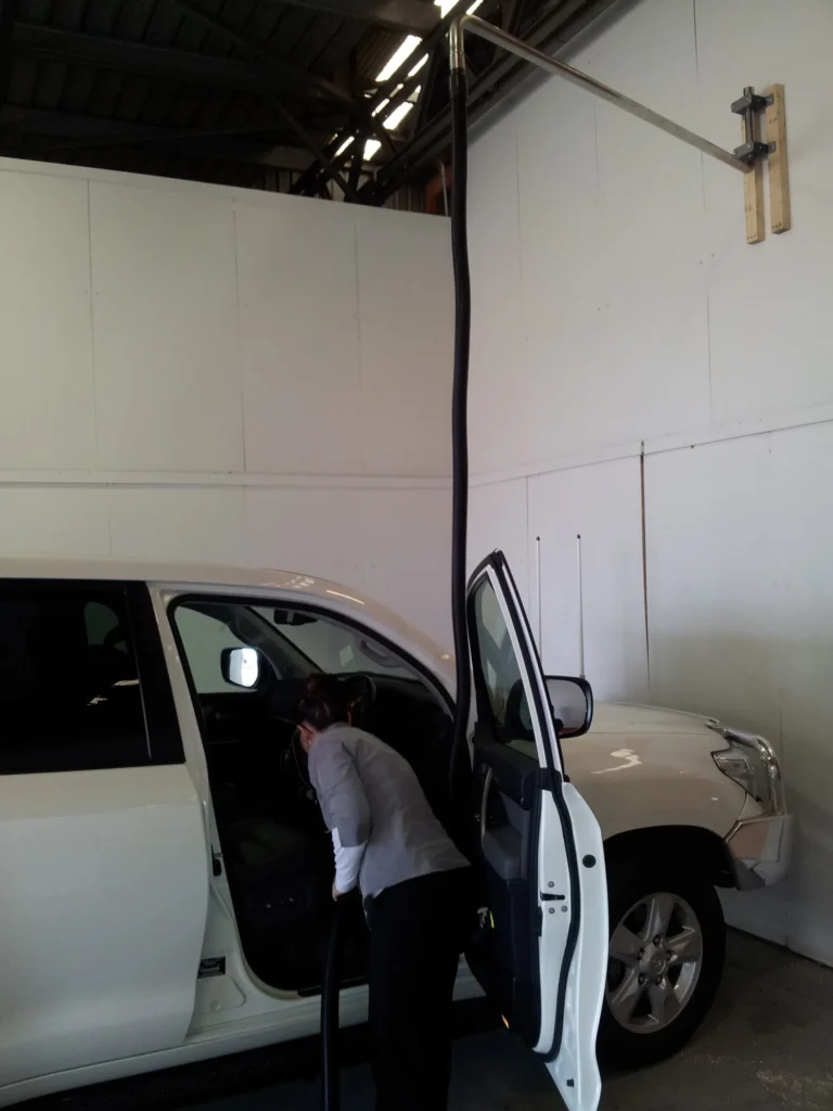 Ducted Vacuum Systems wash bay vacuum