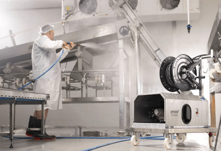 food processing wash bay pressure cleaner
