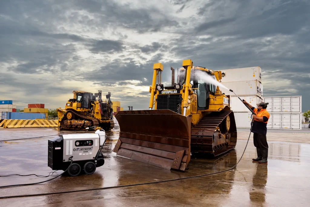 construction equipment cleaning