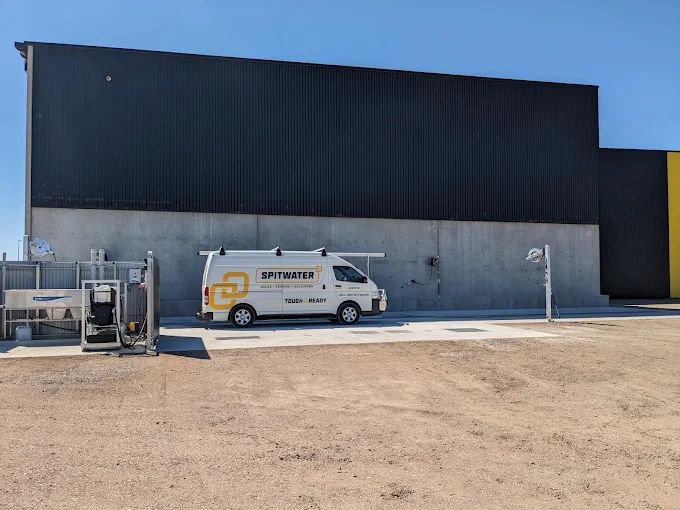 mobile servicing south australia service van outside facility